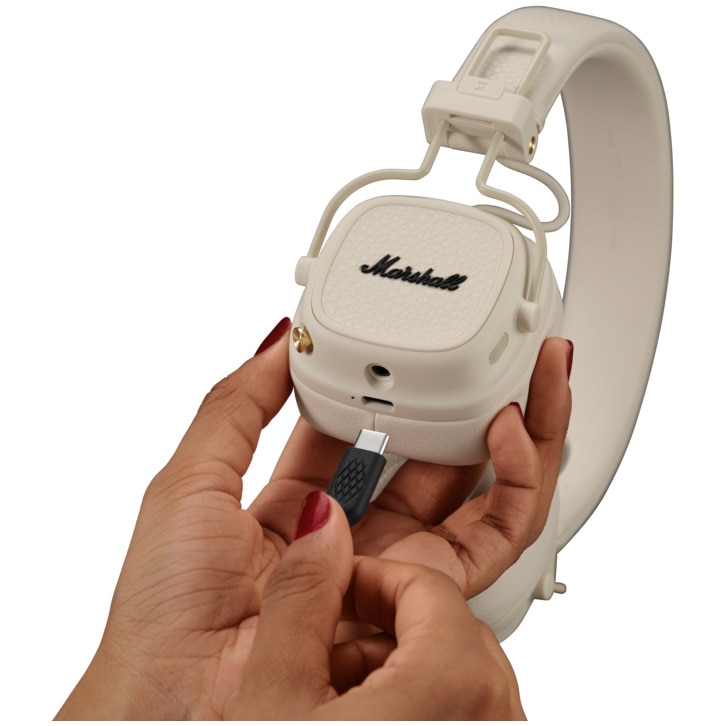 Casti On-Ear Marshall Major V, Wireless, Bluetooth, Autonomie 100