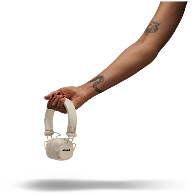 Casti On-Ear Marshall Major V, Wireless, Bluetooth, Autonomie 100