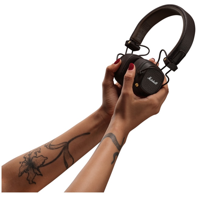 Casti On-Ear Marshall Major V, Wireless, Bluetooth, Autonomie 100