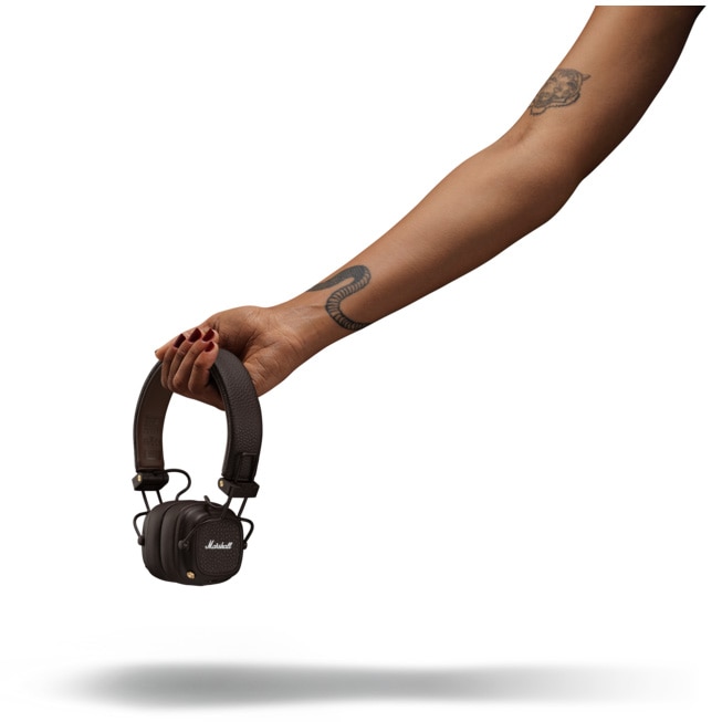 Casti On-Ear Marshall Major V, Wireless, Bluetooth, Autonomie 100