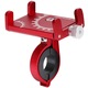 Suport de Telefon pentru Bicicleta/Motocicleta/Scuter/Trotineta, SINBINTA, Montaj pe Ghidon, Brat de clema puternic, Design cu patru gheare, Rezistent apa si socuri, Montare usoara, Aliaj de aluminiu, 9x5.5x2.7cm, Rosu