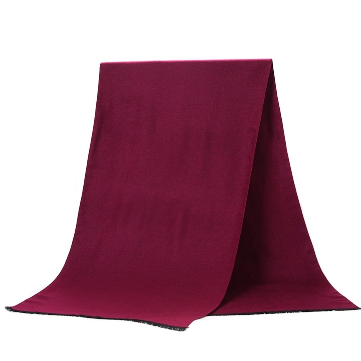 Női sál, kasmírutánzat, télen meleg, VIENOD®, unisex, piros