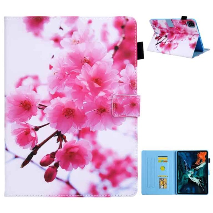 Mintás nyomtatású bőrállvány intelligens tok iPad Pro 11 hüvelykes (2021)/(2020)/(2018)/iPad Air (2020) táblagéphez