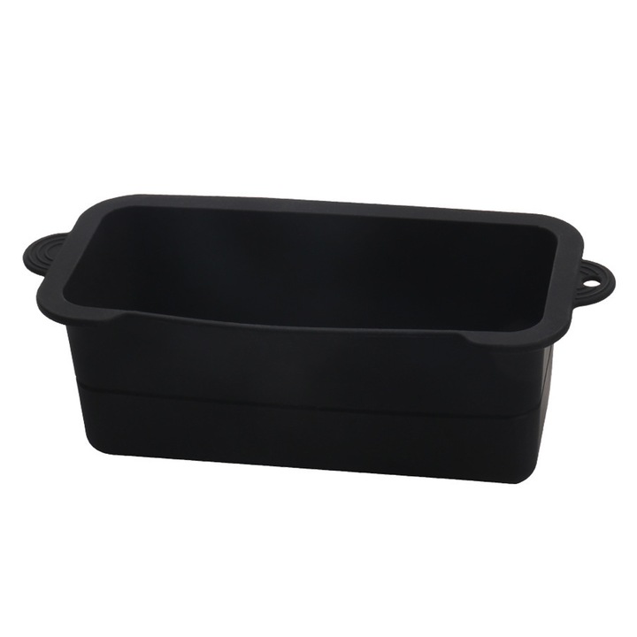 Grill tálca, Enforose, szilikon, újrahasználható, hőálló, fekete, 22.6x8.3x4.5cm