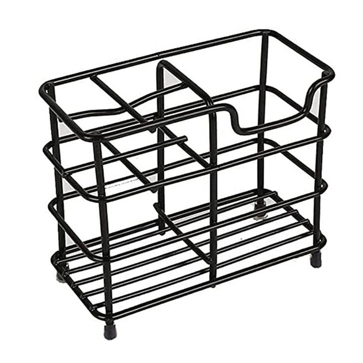 Fogkefetartók, Enforose, szett, rozsdamentes acél, 4 kefetartó, 12.2x6x10.5cm