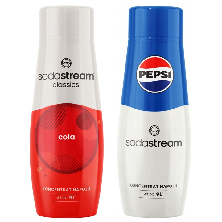 Siropuri Sodastream set 2x Cola + Pepsi, 440ml
