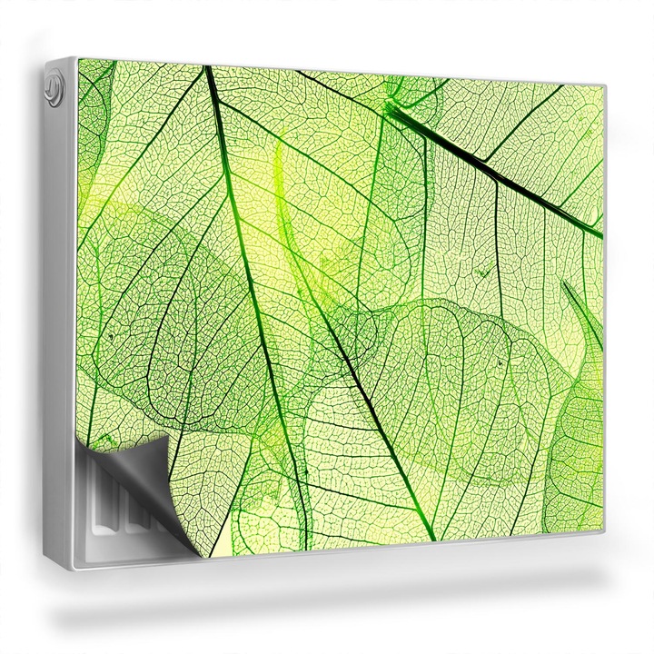 Decor radiator, Wallfluent, Frunze suprapuse, Verde, 80 x 60 cm, 010220260030000282590