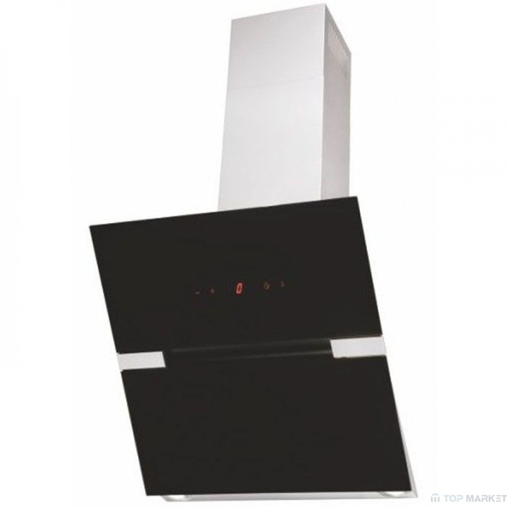 Абсорбатор HANSA OKC 6726 IH 60см.,1 мотор /турбинен/, 399 м³/ч, 2 бр. алуминиеви филтъра, 4 степени на мощност, черно стъкло