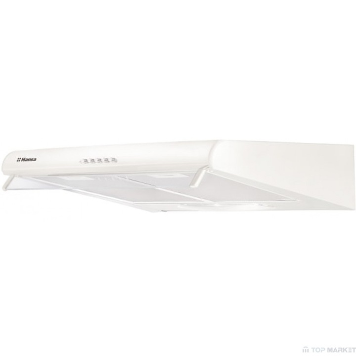 Абсорбатор HANSA OSC 6212W 2 мотора, 280 м³/ч, 2 бр. алуминиеви филтъра, 3 степени на мощност, бял цвят