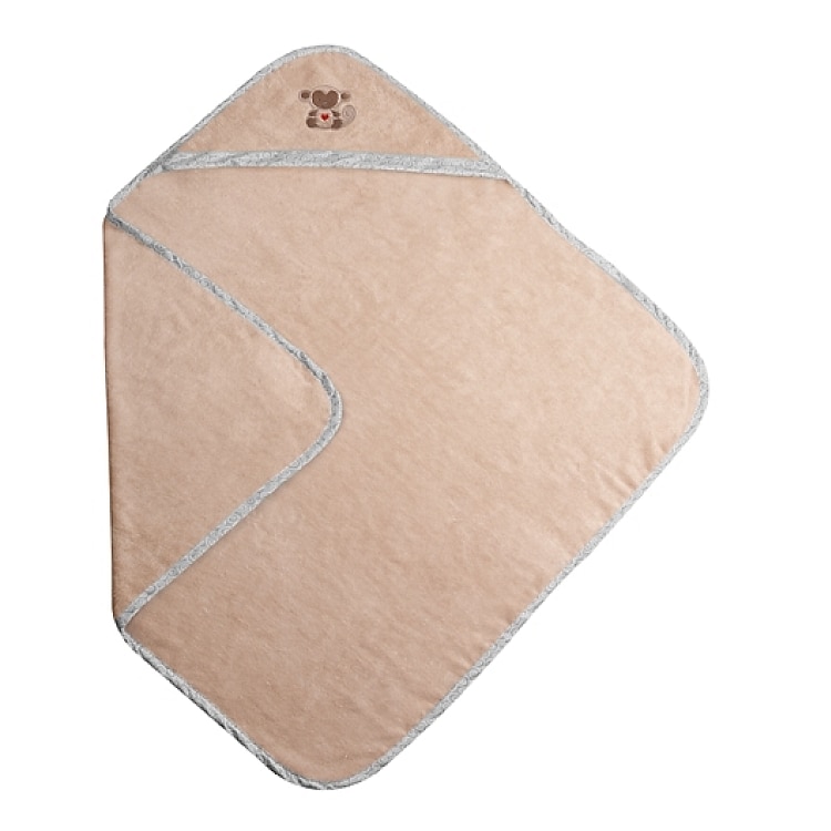 Prosop de baie cu capison din fibra de bambus Bamboo Brown 16