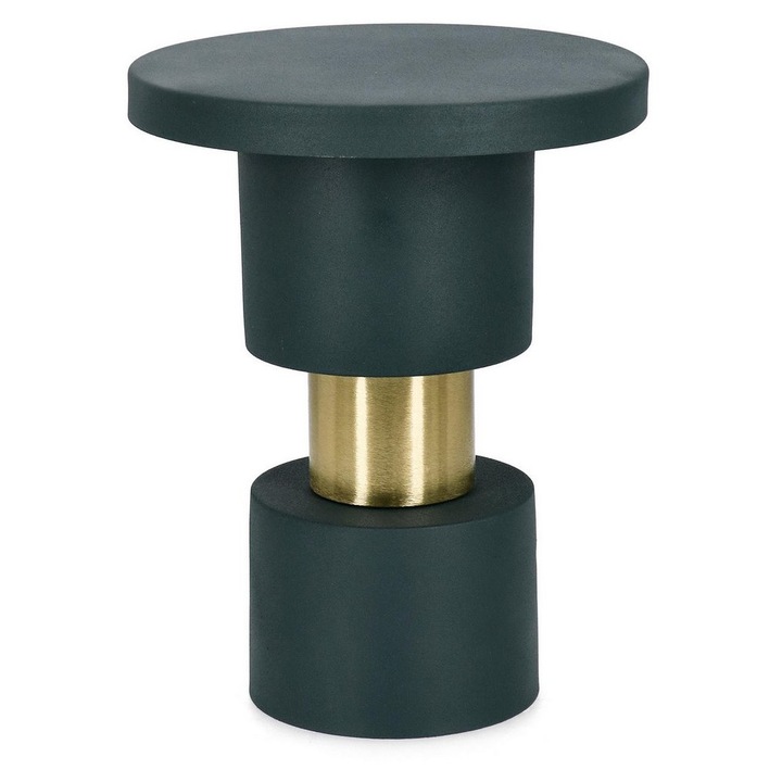 Masuta otel verde auriu Mitul 35x45 cm