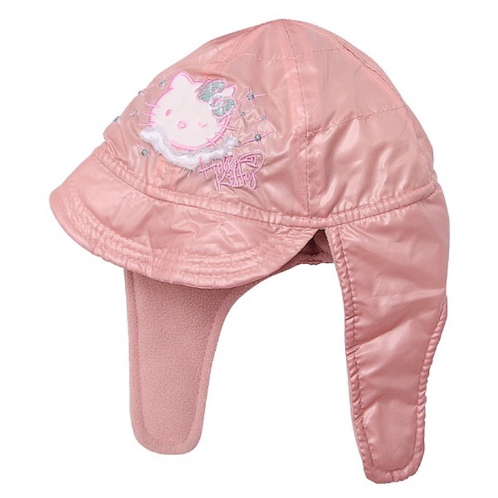 Зимна авиаторска шапка, Hello Kitty, Sanrio, за бебе, момиче, размер 48 см