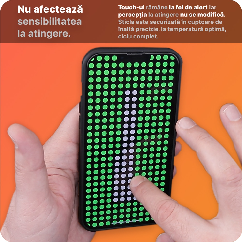 Set 2 Folii sticla Precision Fit compatibile cu iPhone 16 Pro, Joyshell, cu aplicator, instalare usoara si potrivire automata, Transparenta