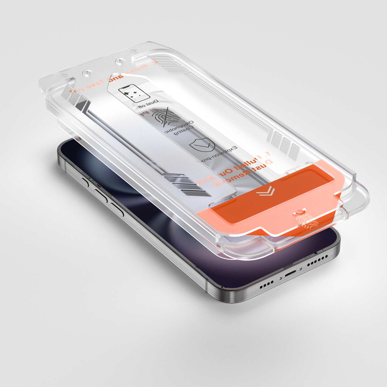 Set 2 Folii Sticla pentru iPhone 17, Joyshell – Full Cover, 9H, Aplicator Inclus, Montare Ghidata, Anti-Zgarieturi, Claritate HD