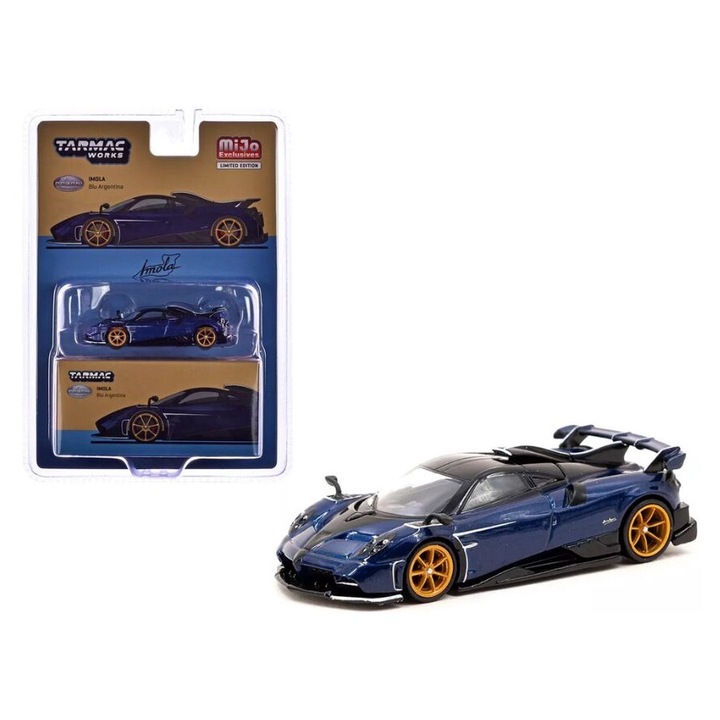 Pagani Imola Blue Argentina 1:64 Tarmac Works modellautó