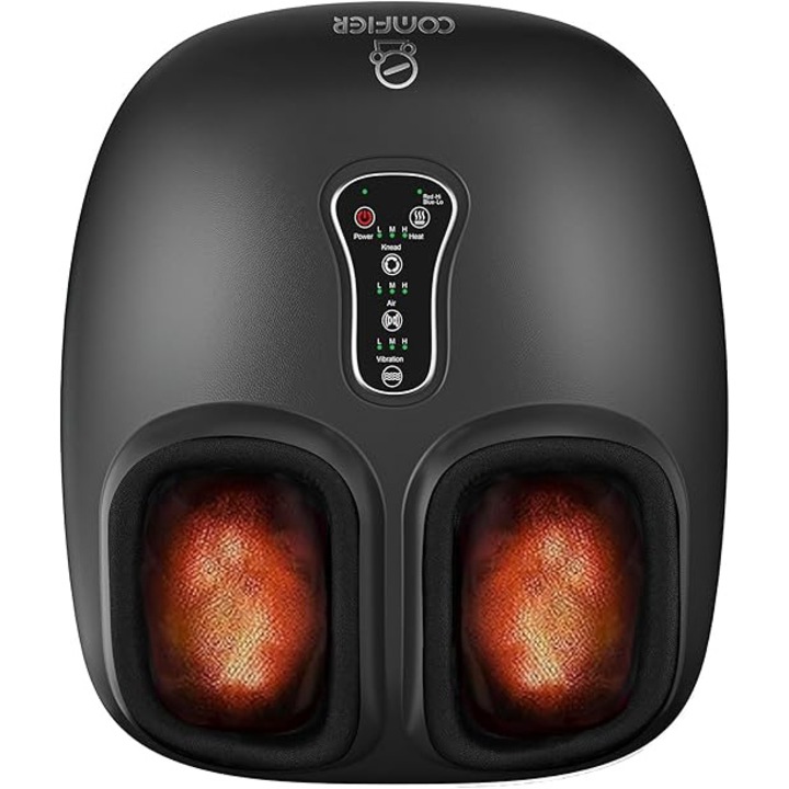 Comfier CF-5212-EU масажор за крака с функция за топлина, вибрация и въздушна компресия, Shiatsu Massage