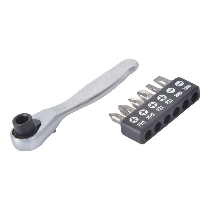 Отвертка тресчотка с 6 бита