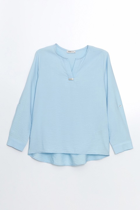 LC WAIKIKI, Bluza cu decolteu in V, Albastru pal
