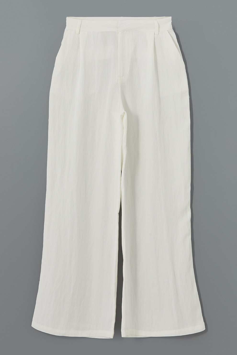 LC WAIKIKI, Pantaloni cu talie medie, Alb fildes, 38