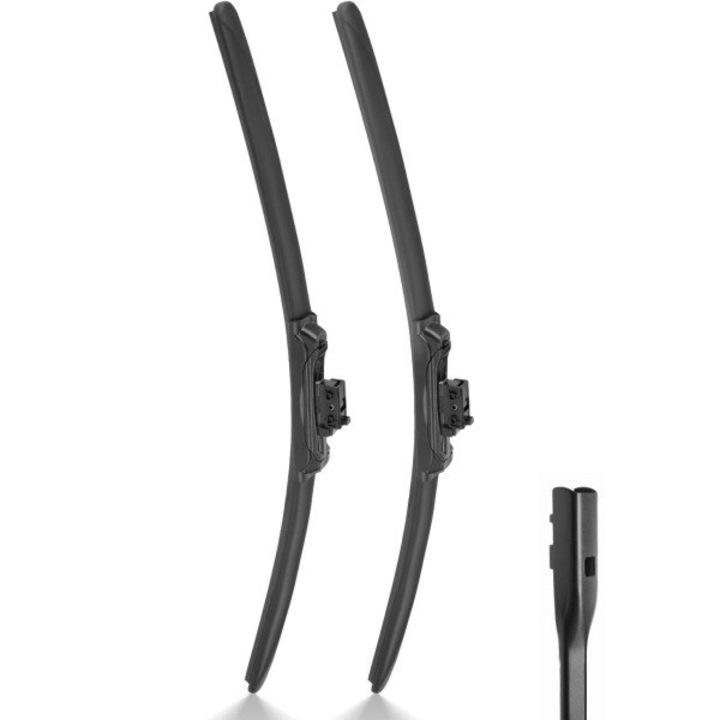 Set Stergatoare Parbriz Fata AjieQaQ 24"+19" - Compatibil Mercedes-Benz CLA250/GLA250/CLA45/GLA45 AMG 2016-2020 - Lame Cauciuc Natural, Montaj Direct, Curatare Fara Zgomot，60+47.5cm