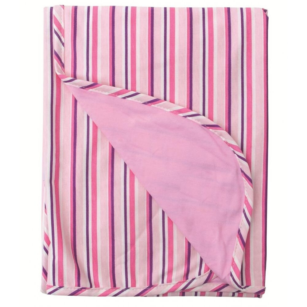 Patura de vara din bumbac 75x100 Ines Pink