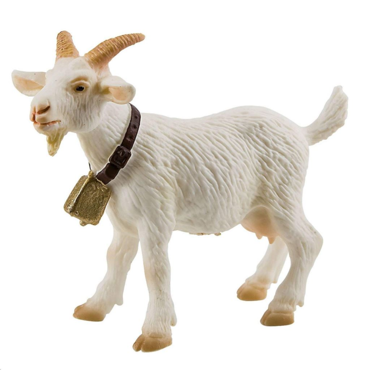 Фигурка на коза Bullyland, бял, 3+ години