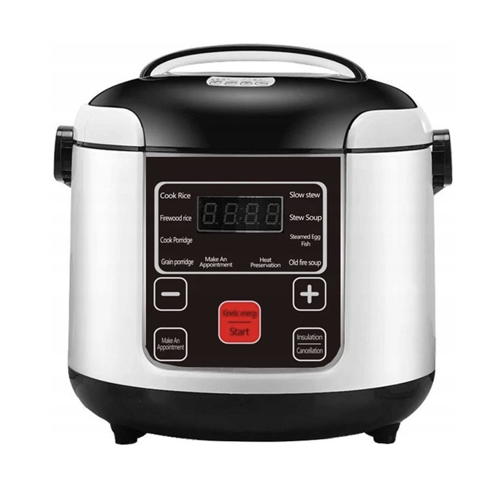 Multifunkciós főző 24W, 2L, mobil, rozsdamentes acél, fekete