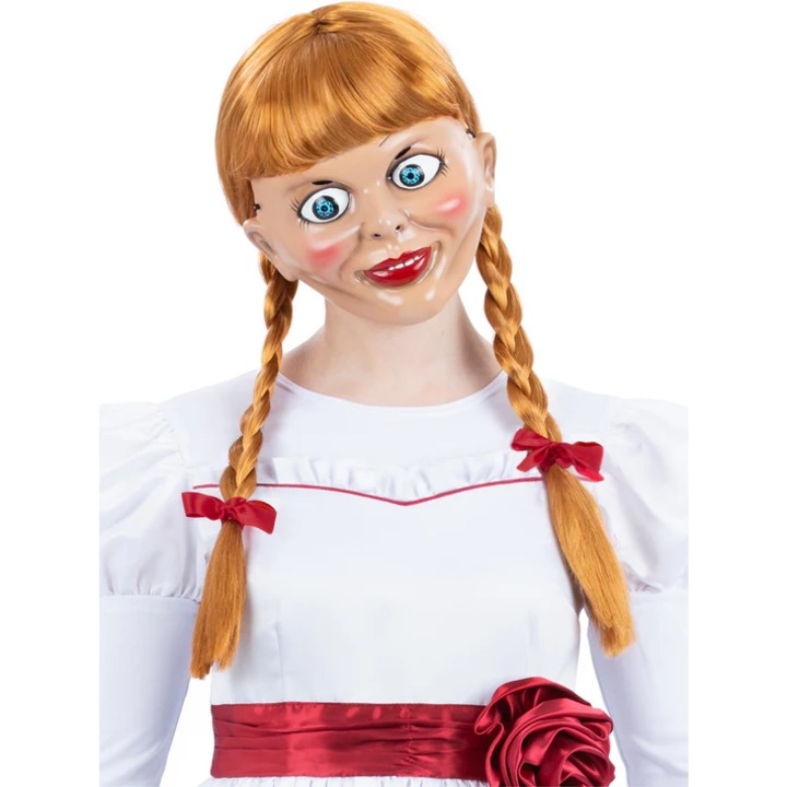 Перука Annabelle, дълга, сплетена с панделки, Smiffys