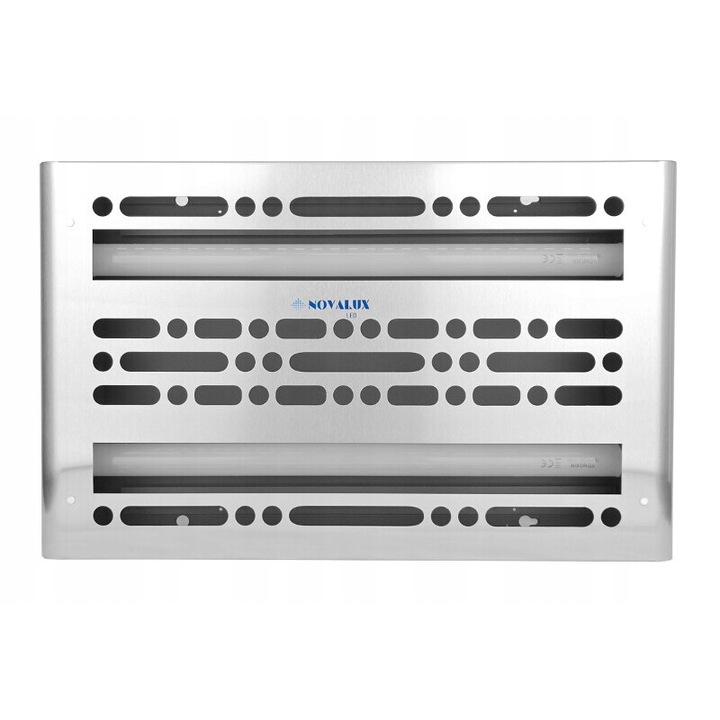 Novalux LED лампа за насекоми 2x7W, неръждаема стомана, 48x7x30cm
