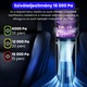 Mini hordozható autós porszívó, BRAGUS, 16000 PA, 6000mAh akkumulátor, 100W, 90000RPM, 30 perc üzemidő, szénkefe nélküli motor, szívó, fúj, porszívó, 3 sebességfokozat, 9 tartozék, újrafelhasználható HEPA szűrő, 3 szűrő mellékelve, fekete-arany