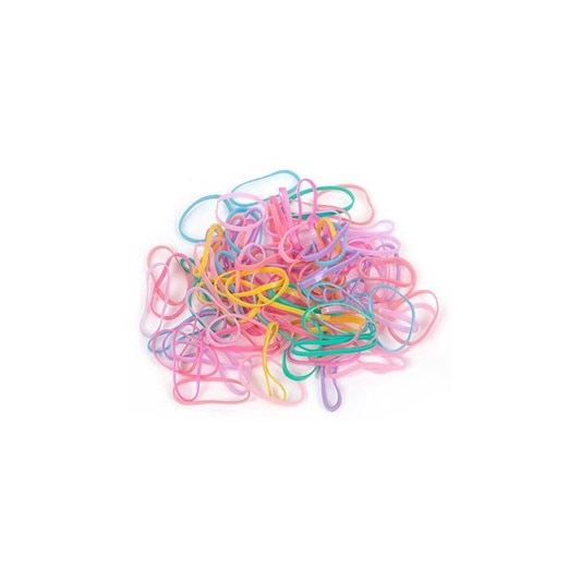 Module Elastice Colorate Elastice Par Mini Colorate in Husa Unicorn pentru Copii - 90buc - eMAG.ro