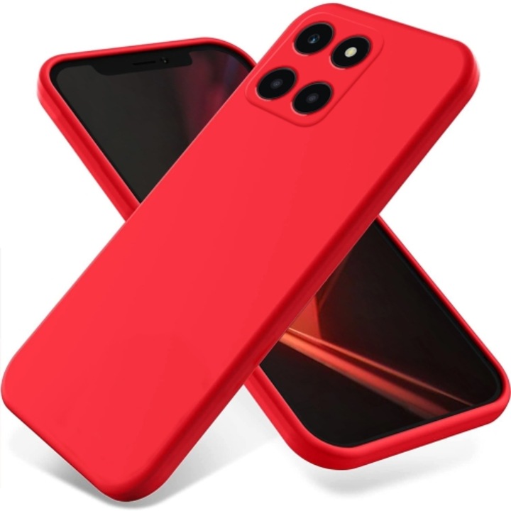 Кейс за Honor 200 Smart силиконов кейс червен