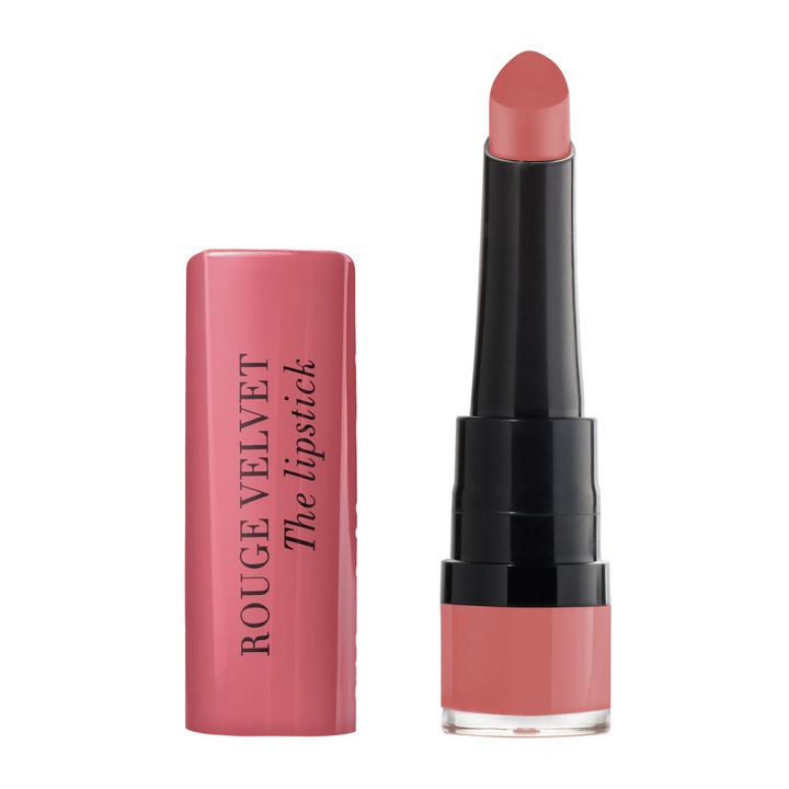 Ruj Bourjois Rouge Velvet The Lipstick 02 Flaming’rose, 2.4 g