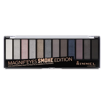 Paleta de farduri Rimmel London Magnif'eyes 003 Smoke Edition, 14.2 g Paleta de farduri Rimmel London Magnif'eyes 003 Smoke Edition, 14.2 g