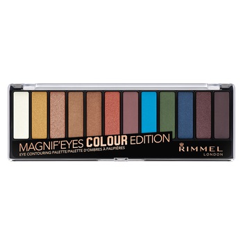 Paleta de farduri Rimmel London Magnif'eyes 004 Colour Edition, 14.2 g Paleta de farduri Rimmel London Magnif'eyes 004 Colour Edition, 14.2 g