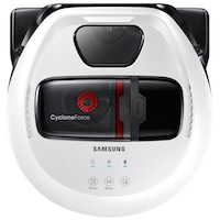 Robot de aspirare Samsung VR10M701HUW/GE, 10W, 0.3L, FullView Sensor 2.0, Edge Clean Master, Li-Ion, Cyclone Force, Timer, mod Turbo, Alb/Negru