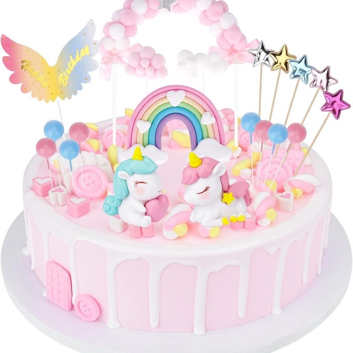 Torta-kiegészítő készlet, Supertina®, 20 db, többszínű