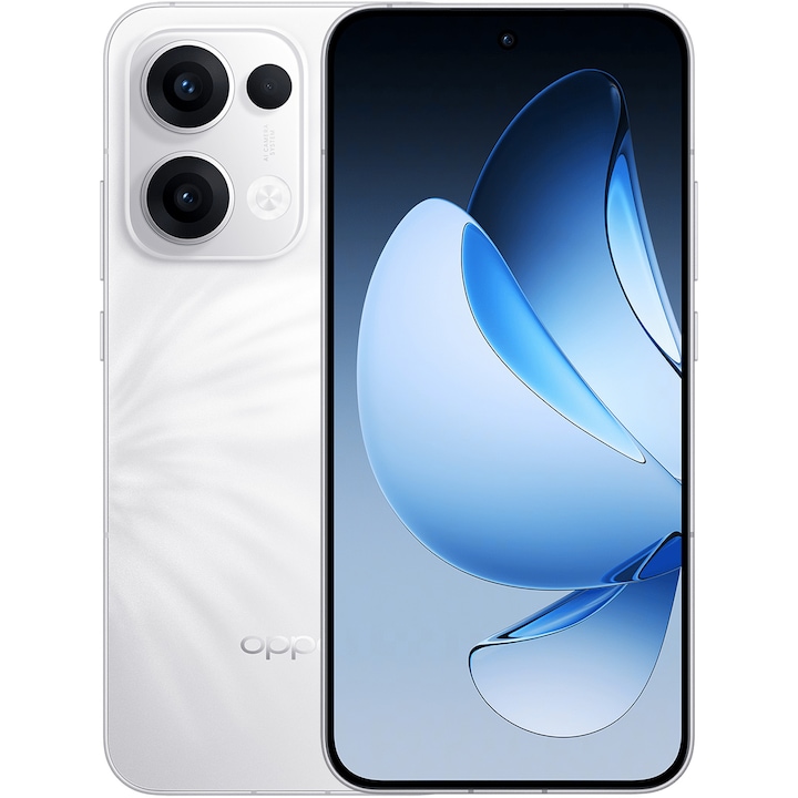 Мобилен телефон Oppo Reno13, 12GB RAM, 256GB, 5G, Plume White