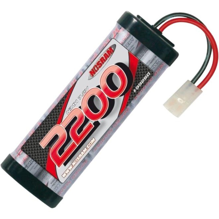 NOSRAM Sport pack akkumulátor 2200mAh 7.2V NiMH, 45A, 135x45x23mm, 260g