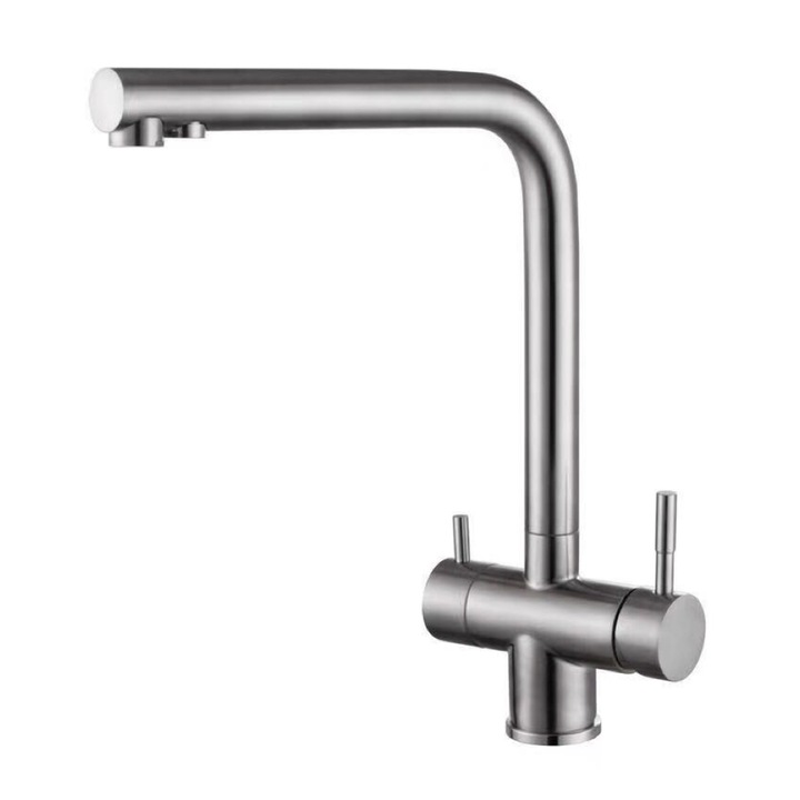 Кухненски смесител WEZER EKO41C-01, Хром, С филтърна връзка, 49.5x25.5x6cm