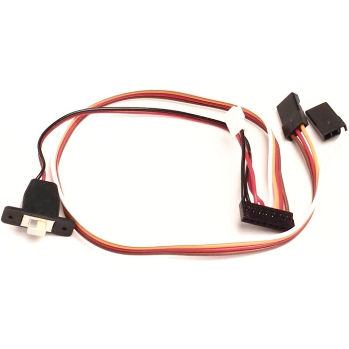 Vevőkábel kapcsolóval és AUX2 bemenettel RC, Castle Creations, Mamba Monster X számára