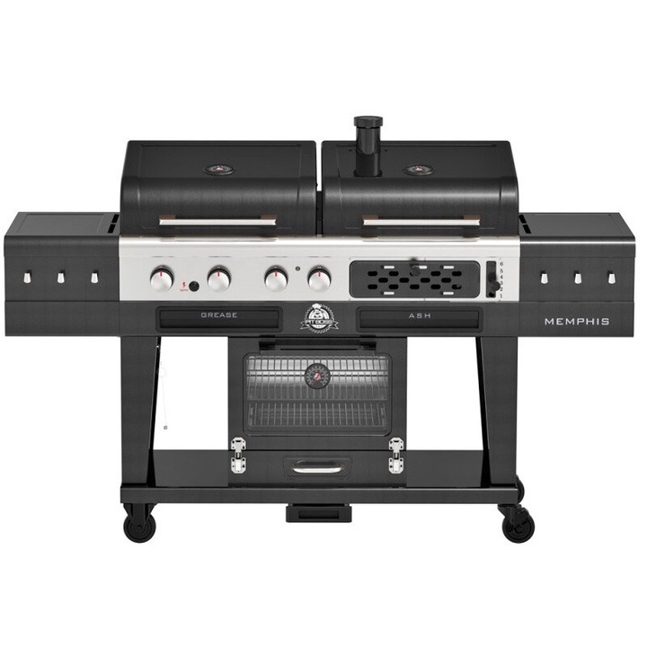 Gratar hibrid carbuni, gaz, smoker electric Memphis Ultimate 2.0 Pit Boss