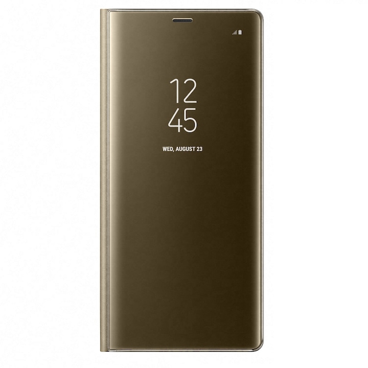 Предпазен калъф Samsung Clear View Standing за Galaxy Note 8, Gold