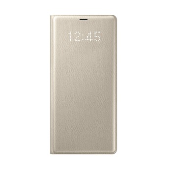 Husa de protectie Samsung LED View Cover pentru Galaxy Note 8, Gold Husa de protectie Samsung LED View Cover pentru Galaxy Note 8, Gold
