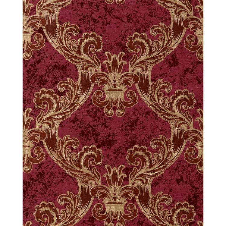 Tapet DEGRETS 1026-14 vinil Natalie bordo sizes 0.53m x 10.05m = 5.3 mp