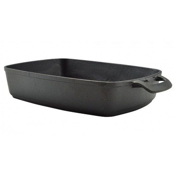 Tava fonta fara capac 34x25x7cm Tava fonta fara capac 34x25x7cm