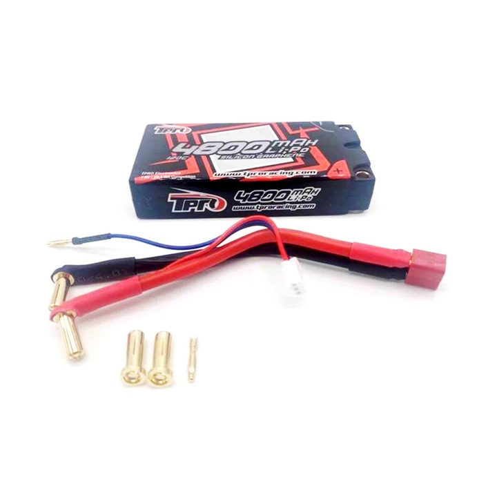 LIPO akkumulátor TPRO 7.6V-4800mAh-120C-G5-Shorty LCG, készlet 1/10 TC Modified és 1/10 2wd és 4wd off-road