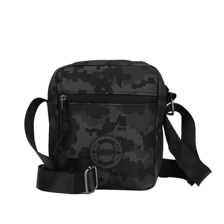 Monotox sporttáska, műanyag, fekete