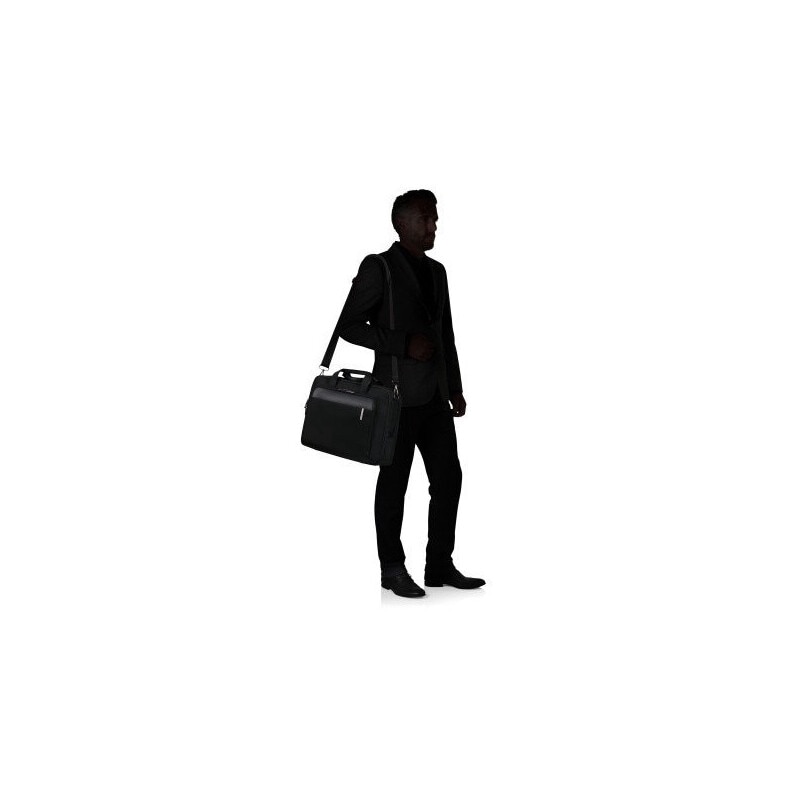Geanta pentru laptop Samsonite Evosight, 17,3 inch, neagra, 32x44x13cm, 1.1kg, set organizare accesorii