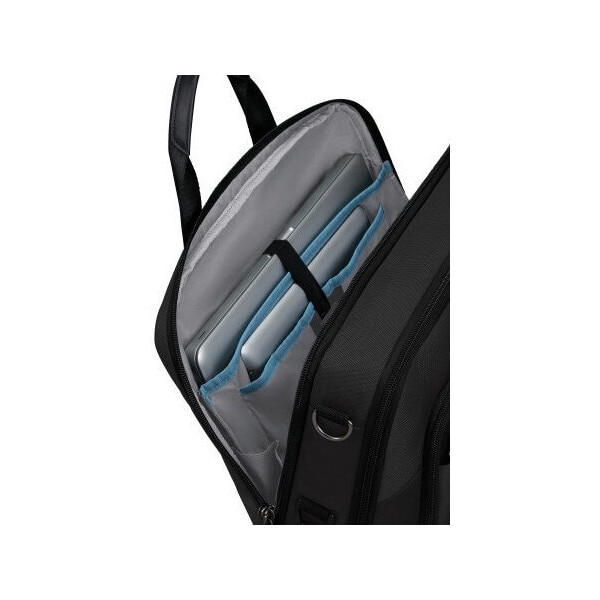 Geanta pentru laptop Samsonite Evosight, 15,6 inch, neagra, 41x29x12cm, 17l